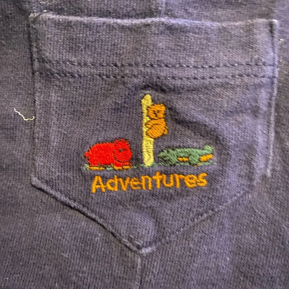 Carter's Black Overalls Nautical Embroidery